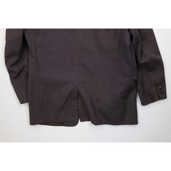 Vtg 50s 60s Rockabilly Mens 40R Distressed Heavy 2 Piece Wool Suit Wedding 30x28 - Picture 11 of 16